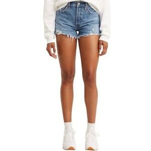 Levi’s 501 Original Short Raw Hem Size 27 Style S40197 Button Fly Cut off